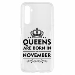 Чехол для Realme 6 Queens are born in November - PrintSalon