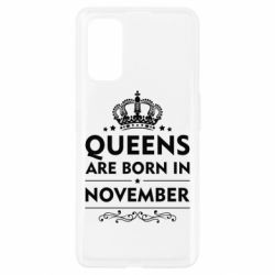 Чехол для Realme 7 Pro Queens are born in November - PrintSalon
