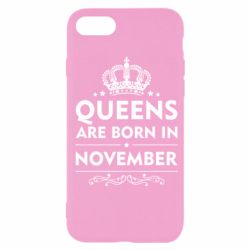 Чехол для iPhone SE 2022 Queens are born in November - PrintSalon