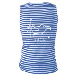 Майка-тельняшка Rabbit and duck - PrintSalon