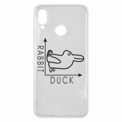 Чехол для Huawei P Smart Plus 2018 Rabbit and duck - PrintSalon