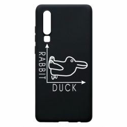 Чехол для Huawei P30 Rabbit and duck - PrintSalon
