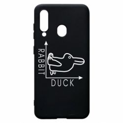 Чехол для Samsung A60 Rabbit and duck - PrintSalon