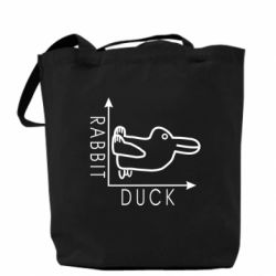 Эко-сумка Rabbit and duck - PrintSalon
