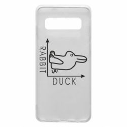 Чехол для Samsung S10 Rabbit and duck - PrintSalon