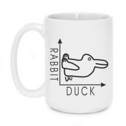 Чашка 420ml Rabbit and duck - PrintSalon