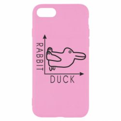 Чехол для iPhone SE 2020 Rabbit and duck - PrintSalon