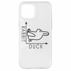 Чехол для iPhone 12 Pro Max Rabbit and duck - PrintSalon