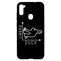 Чехол для Samsung A11/M11 Rabbit and duck - PrintSalon