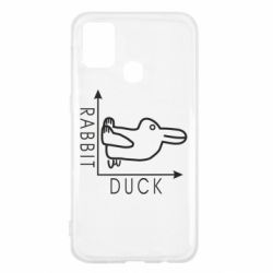 Чехол для Samsung M31 Rabbit and duck - PrintSalon