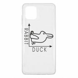 Чехол для Samsung Note 10 Lite Rabbit and duck - PrintSalon