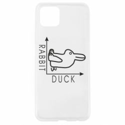 Чехол для Oppo A92s Rabbit and duck - PrintSalon