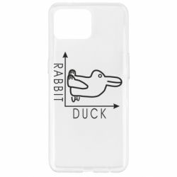 Чехол для Oppo Reno 4 Lite Rabbit and duck - PrintSalon