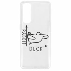 Чехол для Oppo Reno 4 Pro Rabbit and duck - PrintSalon