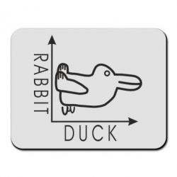 Коврик для мыши Rabbit and duck - PrintSalon