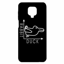 Чехол для Xiaomi Redmi Note 9S/9Pro/9Pro Max Rabbit and duck - PrintSalon