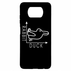Чехол для Xiaomi Poco X3 Rabbit and duck - PrintSalon