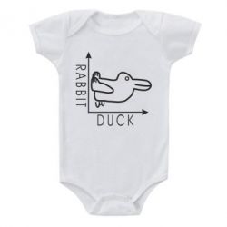 Детский бодик Rabbit and duck - PrintSalon