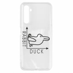 Чехол для Realme 6 Rabbit and duck - PrintSalon