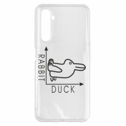 Чехол для Realme 6 Pro Rabbit and duck - PrintSalon