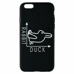 Чехол для iPhone 6/6S Rabbit and duck - PrintSalon