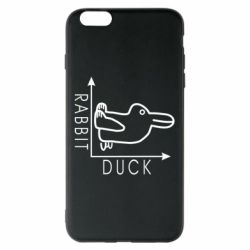 Чехол для iPhone 6 Plus/6S Plus Rabbit and duck - PrintSalon