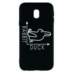 Чехол для Samsung J3 2017 Rabbit and duck - PrintSalon