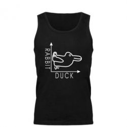 Мужская майка Rabbit and duck - PrintSalon
