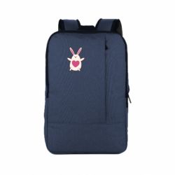 Рюкзак для ноутбука Rabbit with a pink heart