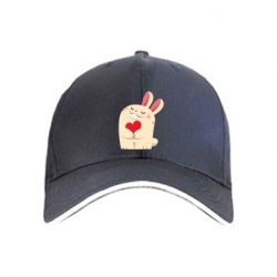 Кепка Rabbit with heart - PrintSalon