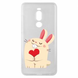Чехол для Meizu Note 8 Rabbit with heart - PrintSalon