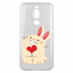 Чехол для Meizu X8 Rabbit with heart - PrintSalon
