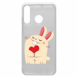 Чехол для Huawei P30 Lite Rabbit with heart - PrintSalon