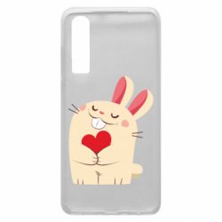 Чехол для Huawei P30 Rabbit with heart - PrintSalon