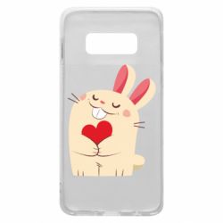 Чехол для Samsung S10e Rabbit with heart - PrintSalon