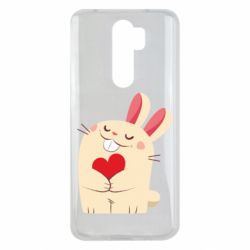 Чехол для Xiaomi Redmi Note 8 Pro Rabbit with heart - PrintSalon