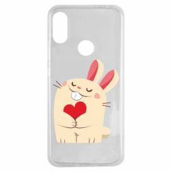 Чехол для Xiaomi Redmi Note 7 Rabbit with heart - PrintSalon