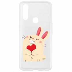 Чехол для Oppo A31 Rabbit with heart - PrintSalon