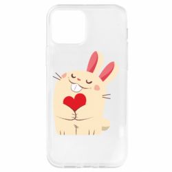 Чехол для iPhone 12 Pro Rabbit with heart