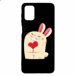 Чехол для Samsung M51 Rabbit with heart - PrintSalon