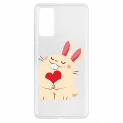 Чехол для Samsung S20 FE Rabbit with heart - PrintSalon