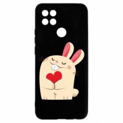 Чехол для Oppo A15s/A15 Rabbit with heart - PrintSalon