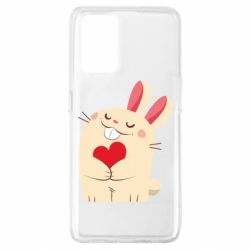 Чехол для Oppo A74 4G Rabbit with heart - PrintSalon