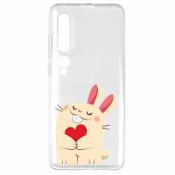 Чехол для Xiaomi Mi10/10 Pro Rabbit with heart - PrintSalon