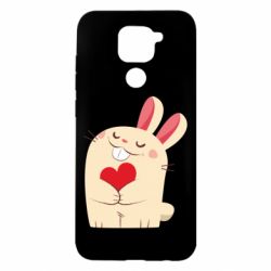 Чехол для Xiaomi Redmi Note 9/Redmi 10X Rabbit with heart - PrintSalon