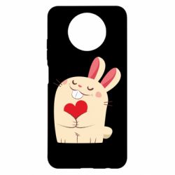 Чехол для Xiaomi Redmi Note 9 5G/Redmi Note 9T Rabbit with heart - PrintSalon
