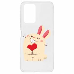 Чехол для Xiaomi Redmi Note 10 Pro Rabbit with heart - PrintSalon