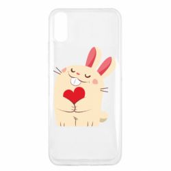 Чехол для Xiaomi Redmi 9a Rabbit with heart - PrintSalon