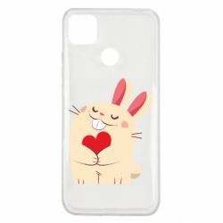 Чехол для Xiaomi Redmi 9c Rabbit with heart