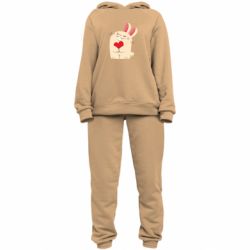 Женский костюм Rabbit with heart - PrintSalon